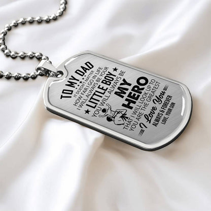 Dog Tag Necklace with Engraving