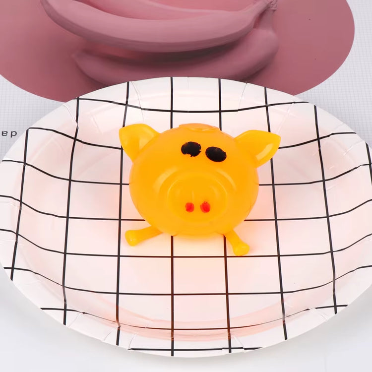 1Pcs Sticky Jello Pig Cute anti Stress Splat Venting Water Pig Vent Toy Squishy Antistress Pressure Relief Toy