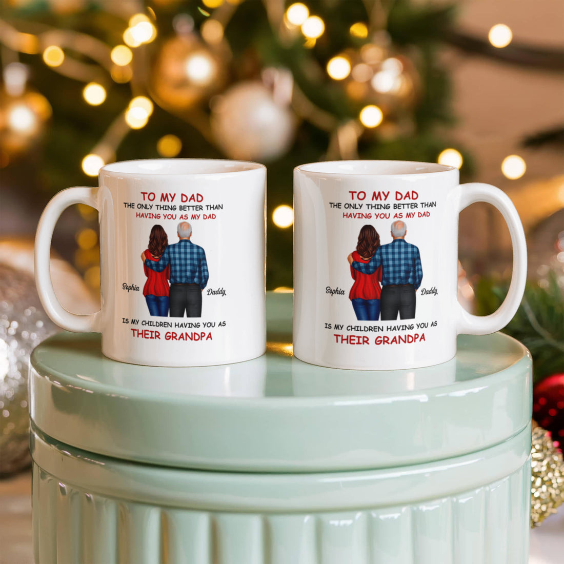 Father to Grandpa Mug Gift
