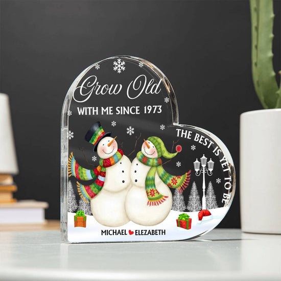 Acrylic Heart Plaque