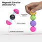 Large Size Magnetic Balls Fidget Toy Kid Autism Calming Sensory Toy Adults Anti-Stress Textures Roller Fingertip Fidgeting Game