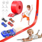 Flex Tracks 20 Ft for Kids, Flexible Race Car Ramp Track with 4 Small Racecars Suction Cups and Hook, Compatible with Hot Wheels and Diecast 1/50Th Cars, Rolls up Portable Racetrack for Ages 3 8 Up, Birthday Christmas Gifts for Kids