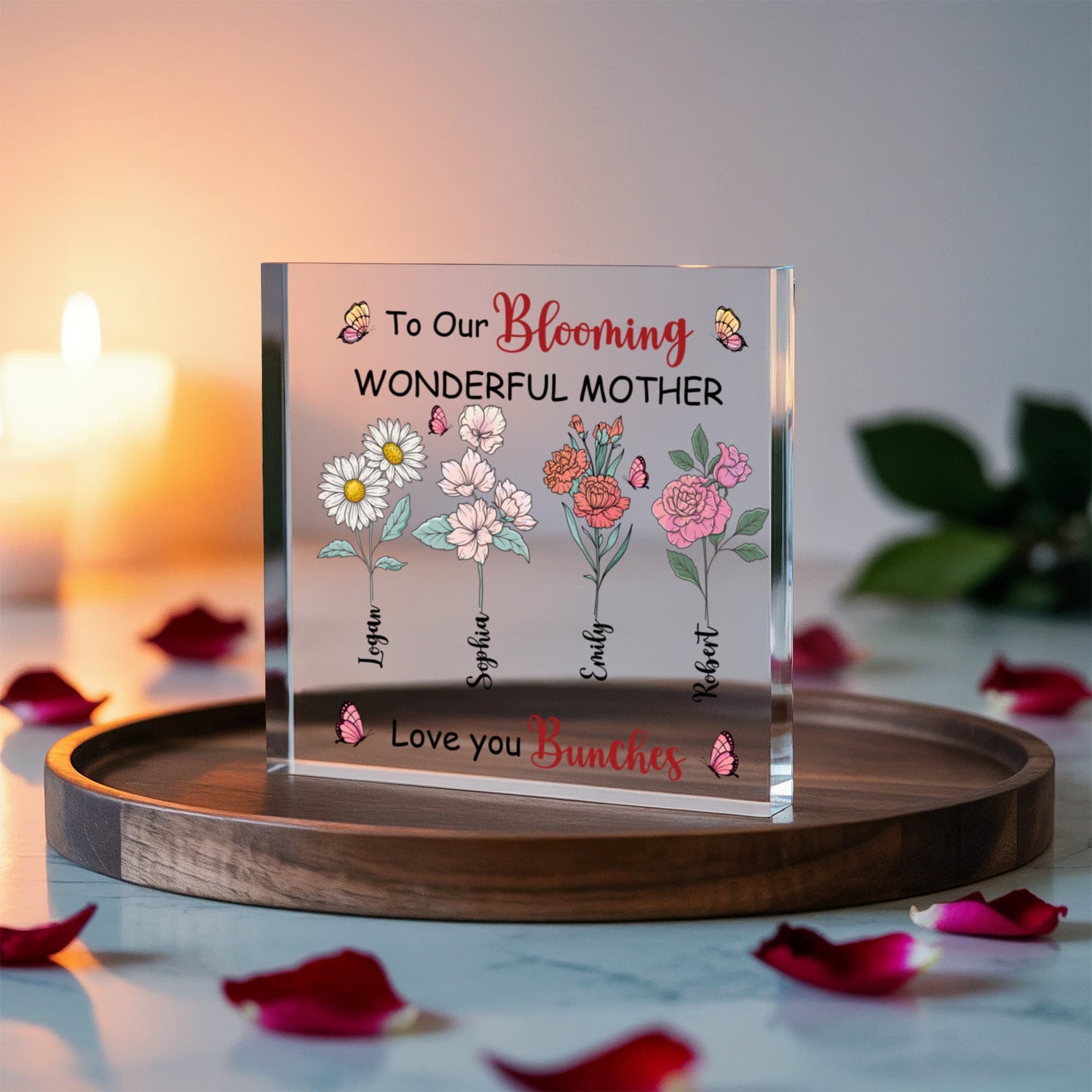 Mother’s Day Floral Keepsake Plaque
