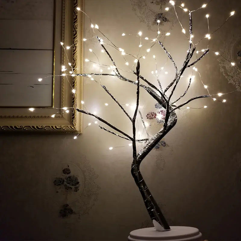 LED Sparkling Bonsai Tree Light – Fairy Spirit Desktop Lamp