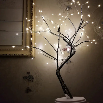 LED Sparkling Bonsai Tree Light – Fairy Spirit Desktop Lamp