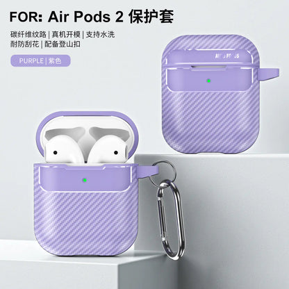 Carbon Fiber Protective Case for AirPods Pro, 2, and 3