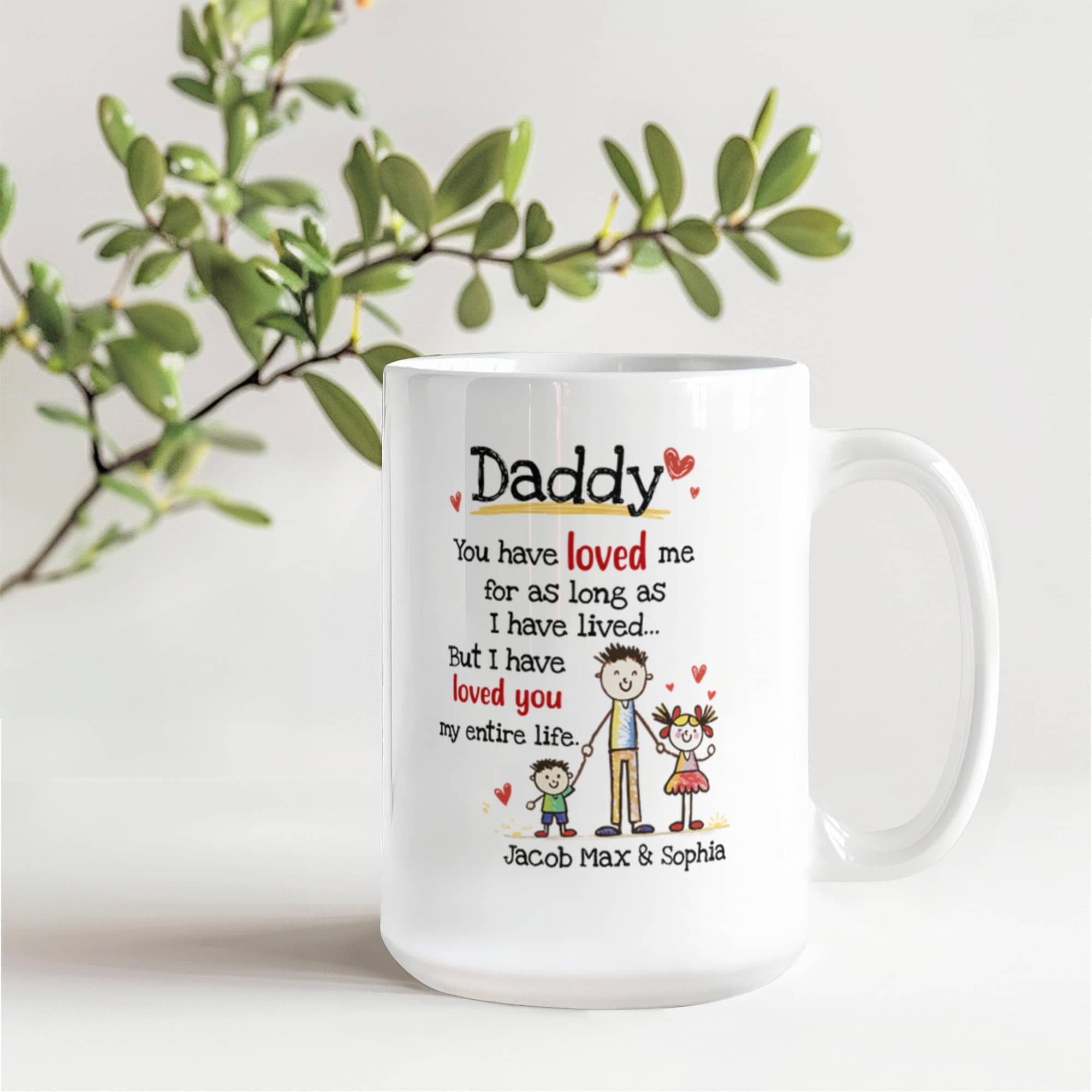 Gift from Kids to Dad Mug
