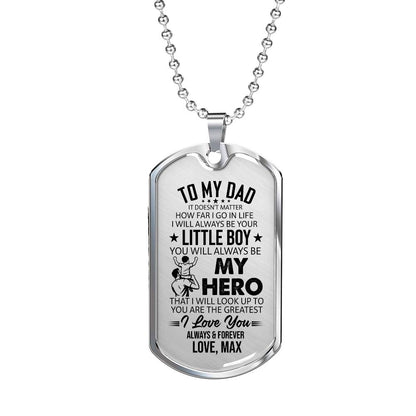 Father’s Day necklace gift for dad
