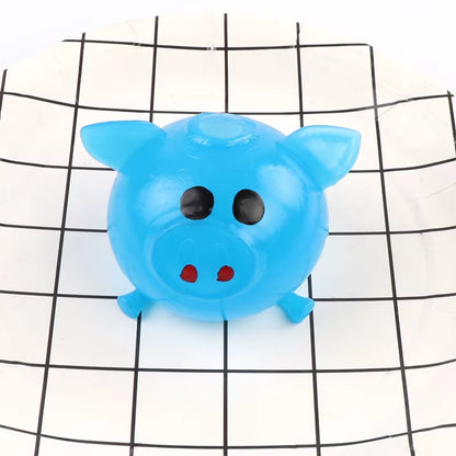 1Pcs Sticky Jello Pig Cute anti Stress Splat Venting Water Pig Vent Toy Squishy Antistress Pressure Relief Toy