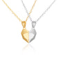 2Pcs Magnetic Heart Couple Necklace for Women Men Lover Valentine&