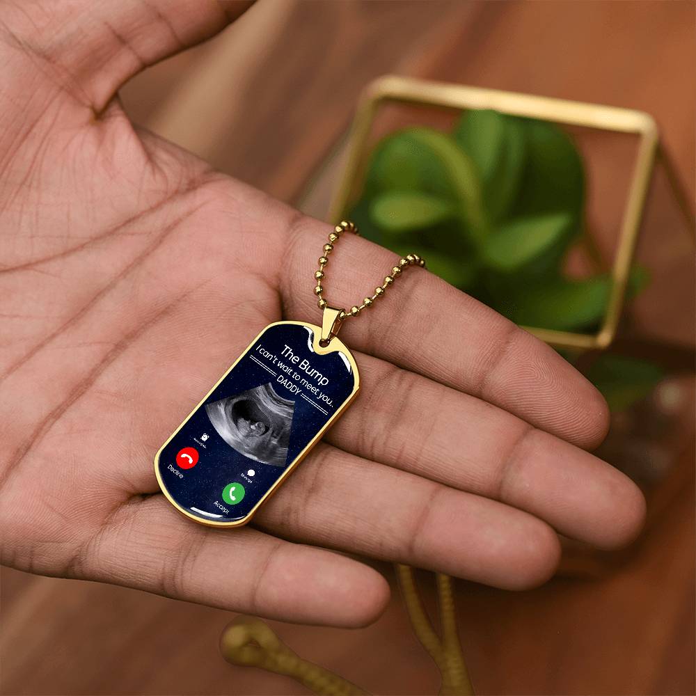 Dog Tag Necklace with Engraving