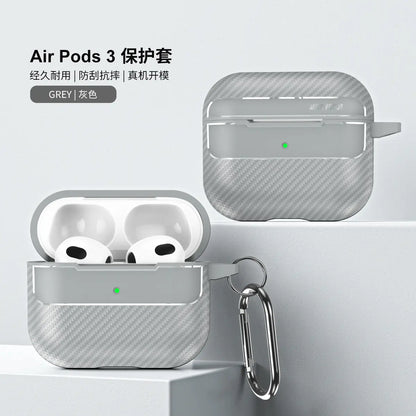 Carbon Fiber Protective Case for AirPods Pro, 2, and 3