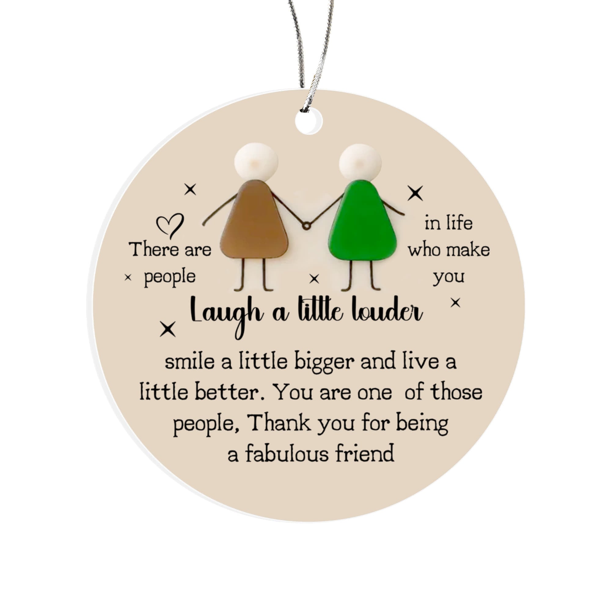 Custom Best Friend Holiday Keepsake.