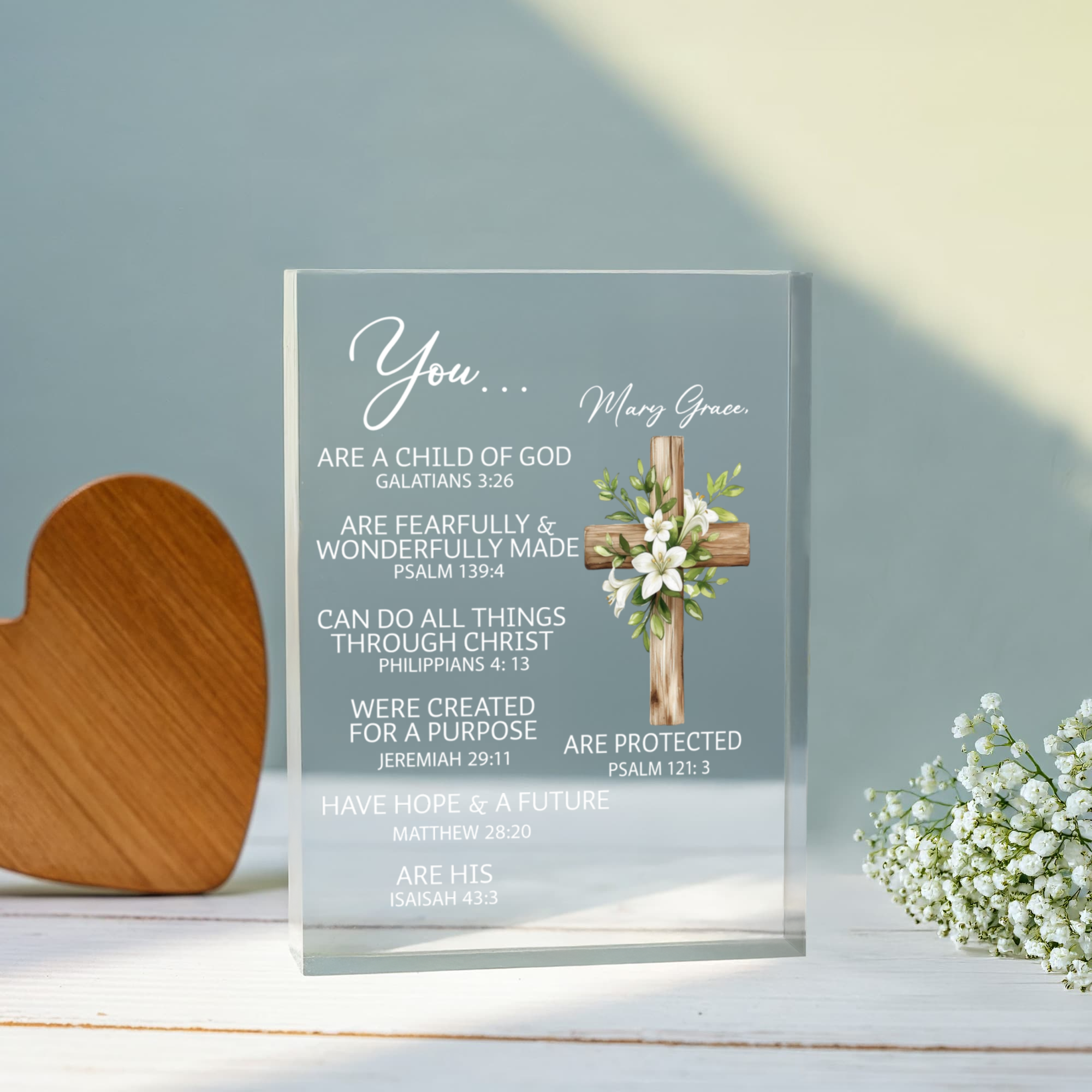 Christian Desk Display for Boys and Girls