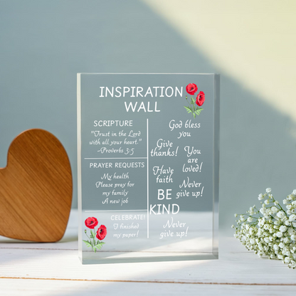 Faith Encouragement Acrylic Block Gift