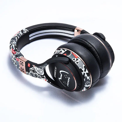 Zombiescat Hi-Fi ANC Bluetooth Headphones - Graffiti Edition