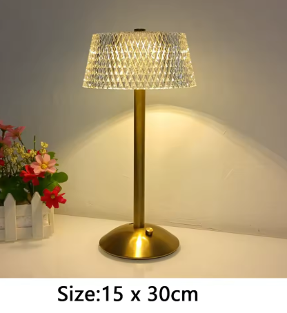 Crystal LED Table Lamp Touch Sensor