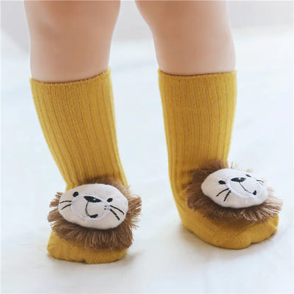 Baby Floor Socks, Infant Walking Socks, Newborn Crew Socks