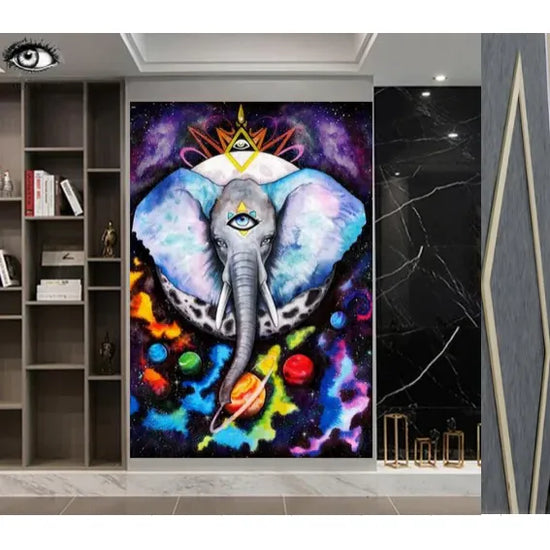 Elephant Canvas Wall Art for Living Room Decoration