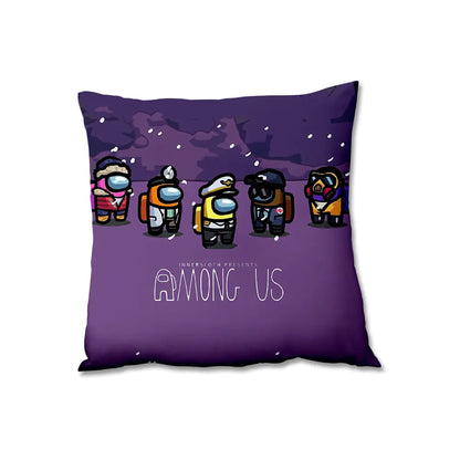 Among Us Christmas Holiday Throw Pillow Cover