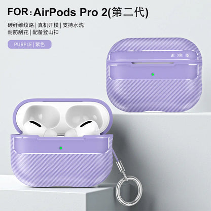 Carbon Fiber Protective Case for AirPods Pro, 2, and 3