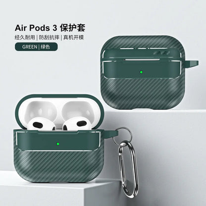 Carbon Fiber Protective Case for AirPods Pro, 2, and 3