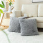 Luxurious Soft Faux Fur Throw Pillow Covers