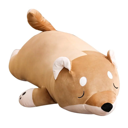 Corgi Shiba Inu Long Plush Pillow - Soft Sleeping Body Dog