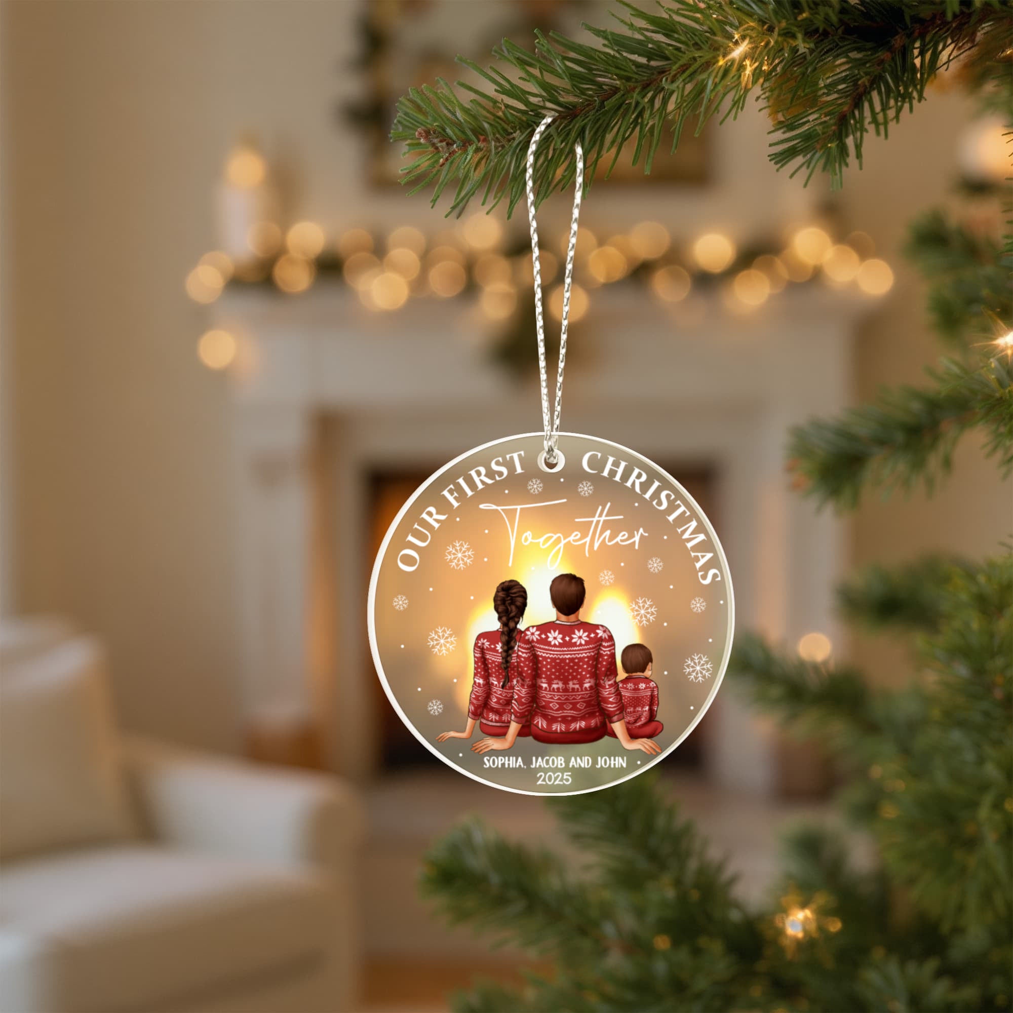 First Christmas Together Family Decoration