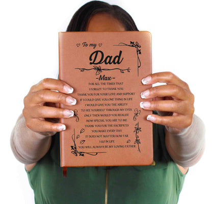 Dad appreciation notebook gift
