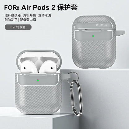 Carbon Fiber Protective Case for AirPods Pro, 2, and 3