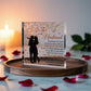 To My Husband Acrylic Block – Romantic Personalized Gift | Always & Forever Couple Keepsake