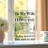 To My Wife Acrylic Block Love Gift