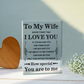 Wife Appreciation Gift Home Decor