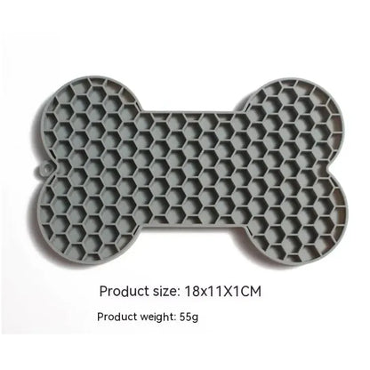 Bone Silicone Licking Dog Slow Food Mat