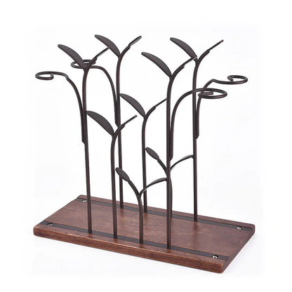 Creative European Iron Wine Rack for Home Decor