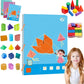 Pull String 3D Geometry Learning Book Childrens DIY Solid Books Solids Geometric Models Space Thinking Training Game