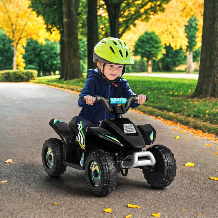 CIPACHO 6V Kids Ride on Electric ATV, Ride Car with 4 Wheels, Ride-On Toy for Toddlers 3-5 Boys & Girls