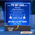 Love Olivia dad LED plaque gift
