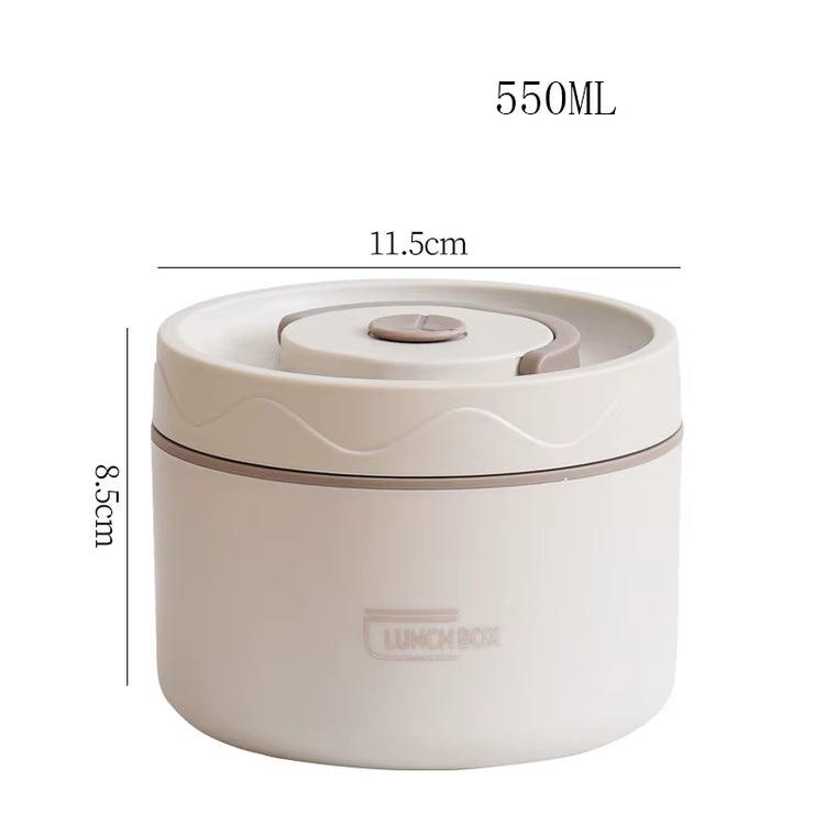 Portable Thermos Lunch Box Set Stackable Bento Box for Kids Adults School Picnic Fruit Salad Food Container Insulated Lunch Bag