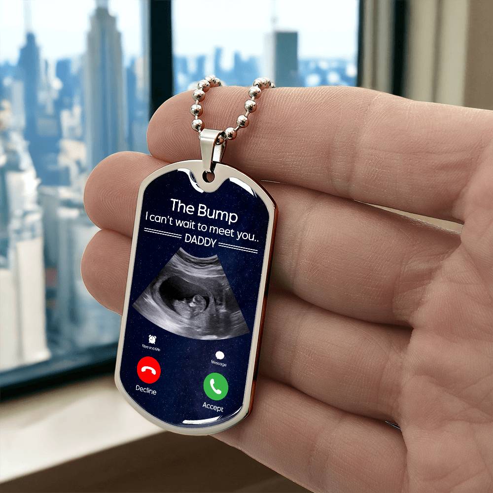 Dog Tag Necklace with Engraving