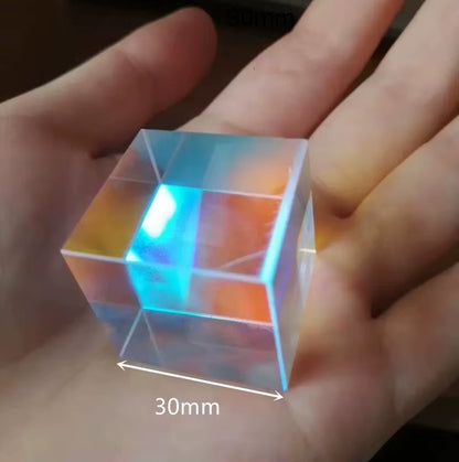 Color Cube Prism 30 50 60 40Mm Crystal Magic Cmy Cube