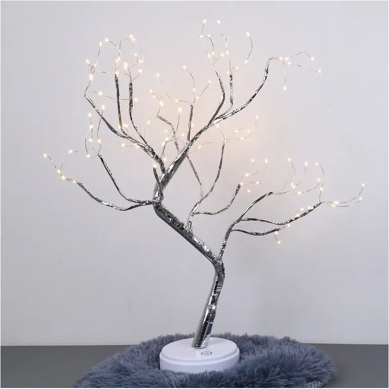 LED Sparkling Bonsai Tree Light – Fairy Spirit Desktop Lamp