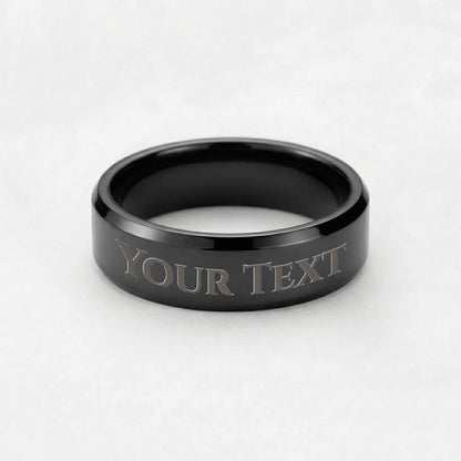 to my dad ring with heartfelt guiding hand message card