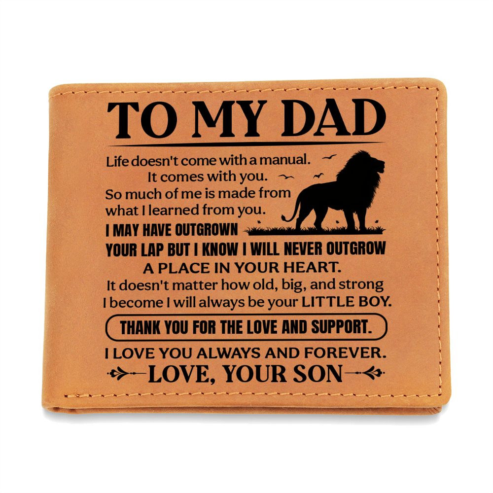 sentimental dad wallet i will always be your little boy