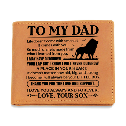 sentimental dad wallet i will always be your little boy