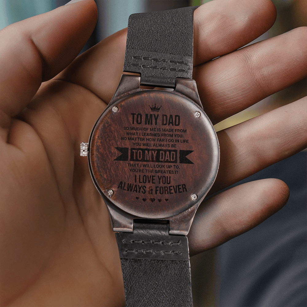 Engraved Watch Gift for Dad
