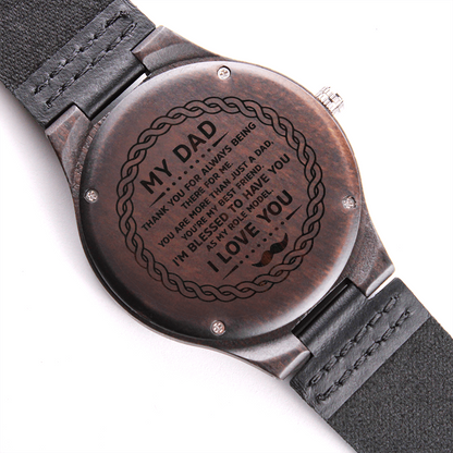 Leather Strap Watch for Dad
