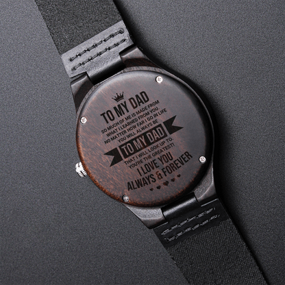 Custom Engraved Watch for Father