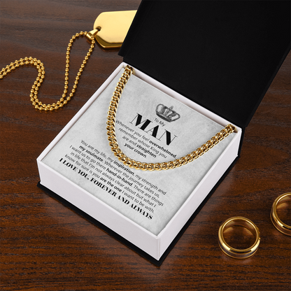 Cuban Link Chain Necklace for Him – Men&
